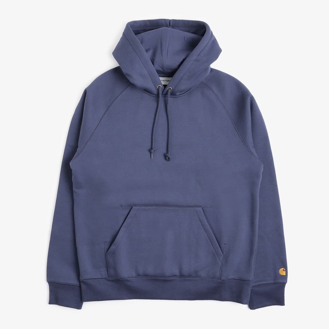 Carhartt WIP Chase Pullover Hoodie, Blue Gold, Detail Shot 1