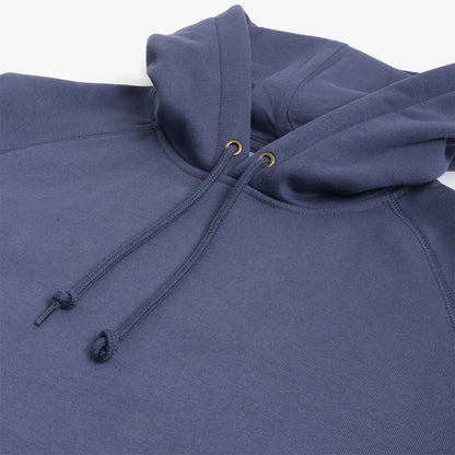 Carhartt WIP Chase Pullover Hoodie, Blue Gold, Detail Shot 2