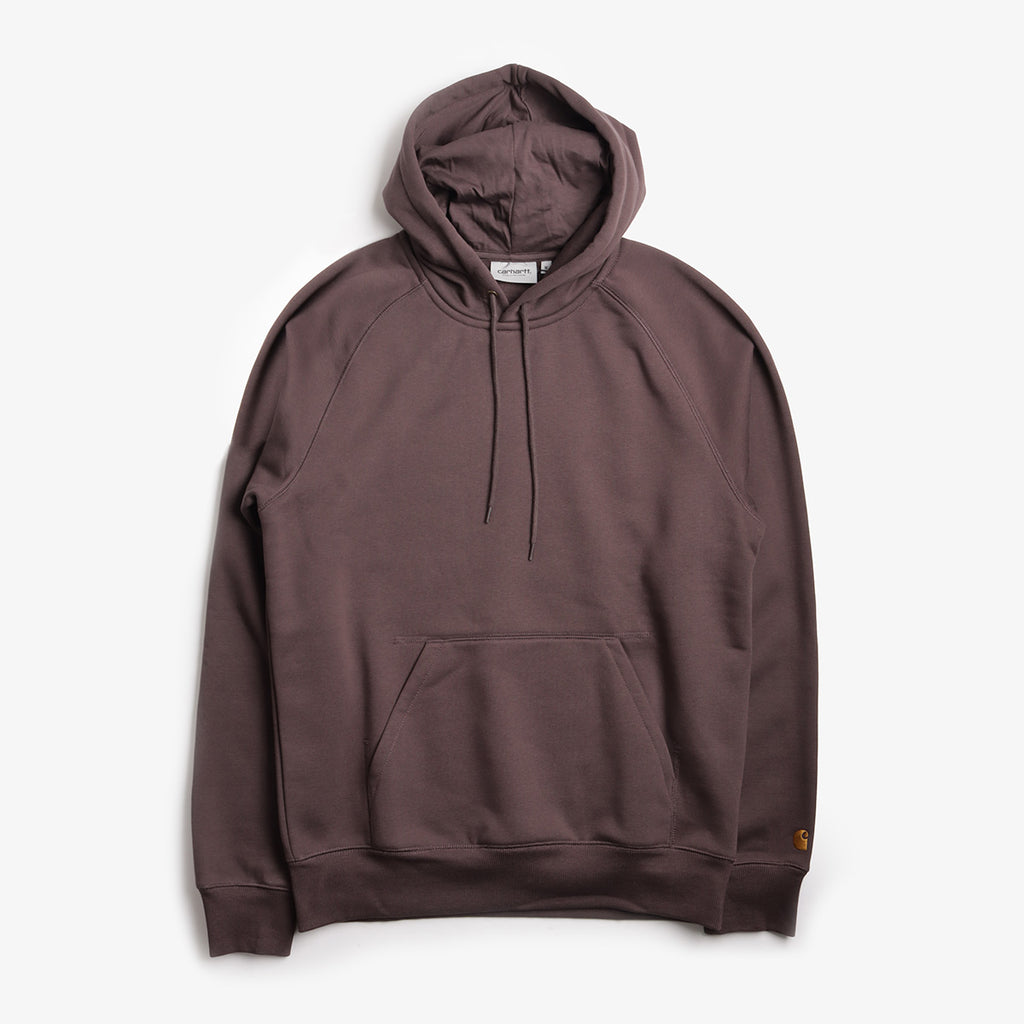 Carhartt WIP Chase Pullover Hoodie, Shale Gold, Detail Shot 1