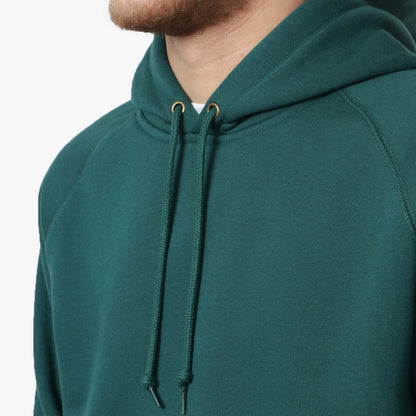 Carhartt WIP Chase Pullover Hoodie, Chervil Gold, Detail Shot 2