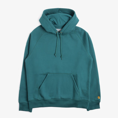 Carhartt WIP Chase Pullover Hoodie, Chervil Gold, Detail Shot 6