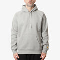 Carhartt WIP Chase Pullover Hoodie, Grey Heather Gold, Detail Shot 1