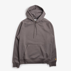 thumbnail Carhartt WIP Chase Pullover Hoodie, Porphyry Gold, Detail Shot 1
