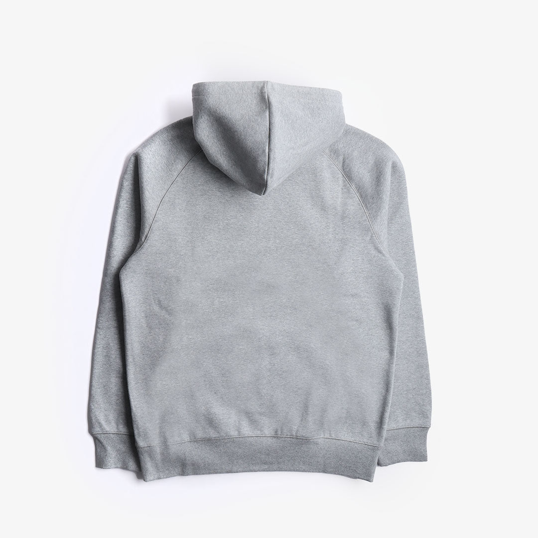 Carhartt WIP Chase Pullover Hoodie, Grey Heather Gold, Detail Shot 3