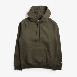 thumbnail Carhartt WIP Chase Pullover Hoodie, Olive Gold, Detail Shot 1