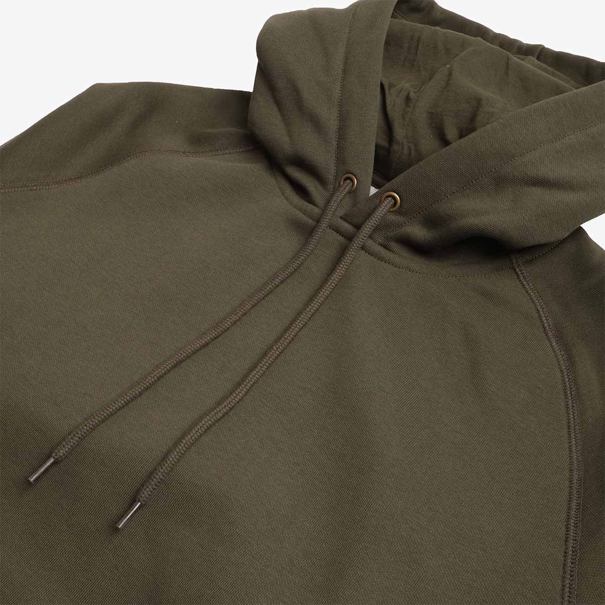 main Carhartt WIP Chase Pullover Hoodie, Olive Gold, Detail Shot 2