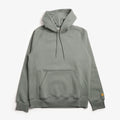 Carhartt WIP Chase Pullover Hoodie, Velvet Green Gold, Detail Shot 1