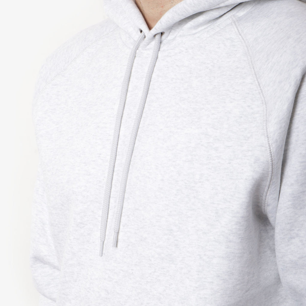 Carhartt WIP Chase Pullover Hoodie, Ash Heather Gold, Detail Shot 2
