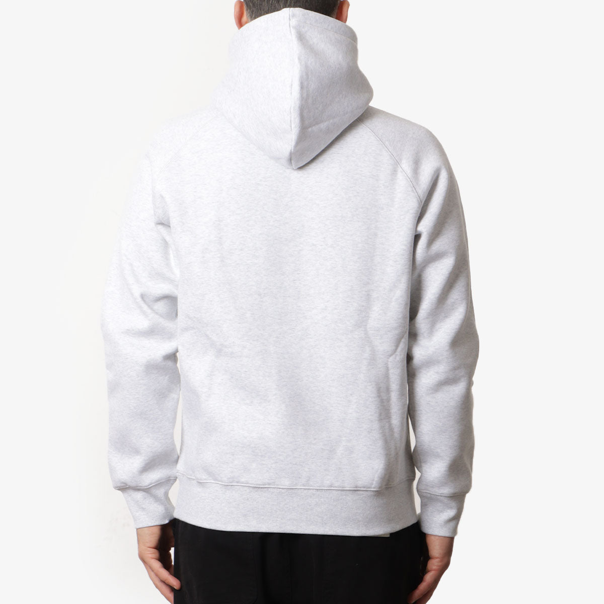 Carhartt WIP Chase Pullover Hoodie, Ash Heather Gold, Detail Shot 4