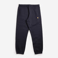 Carhartt WIP Chase Sweat Pant, Dark Navy Gold, Detail Shot 1