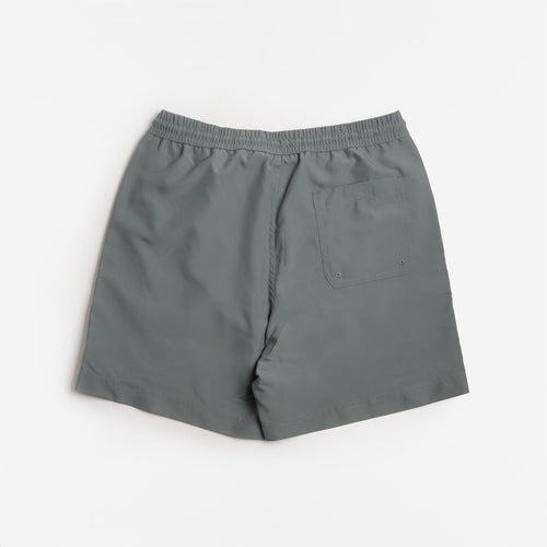Carhartt WIP Chase Swim Shorts, Velvet Green Gold, Detail Shot 2