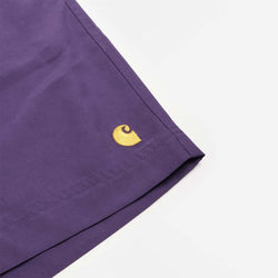 thumbnail Carhartt WIP Chase Swim Shorts, Calla Gold, Detail Shot 5