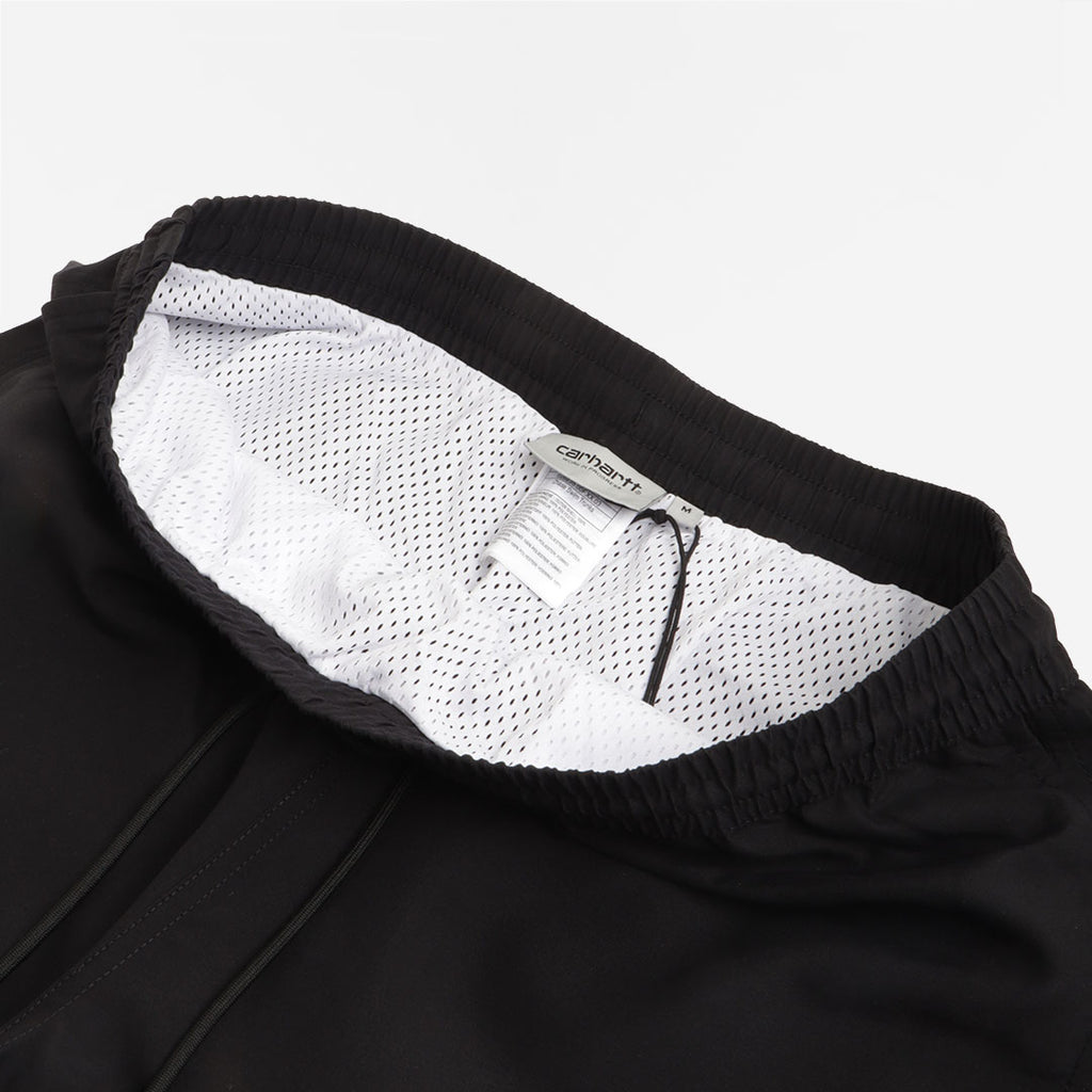 Carhartt WIP Chase Swim Shorts, Black Gold, Detail Shot 3