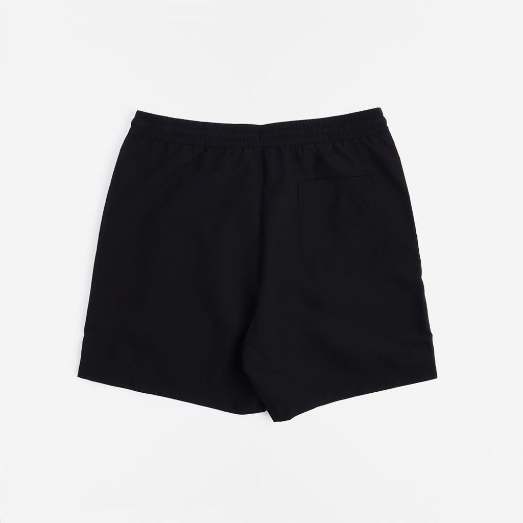 Carhartt WIP Chase Swim Shorts, Black Gold, Detail Shot 4