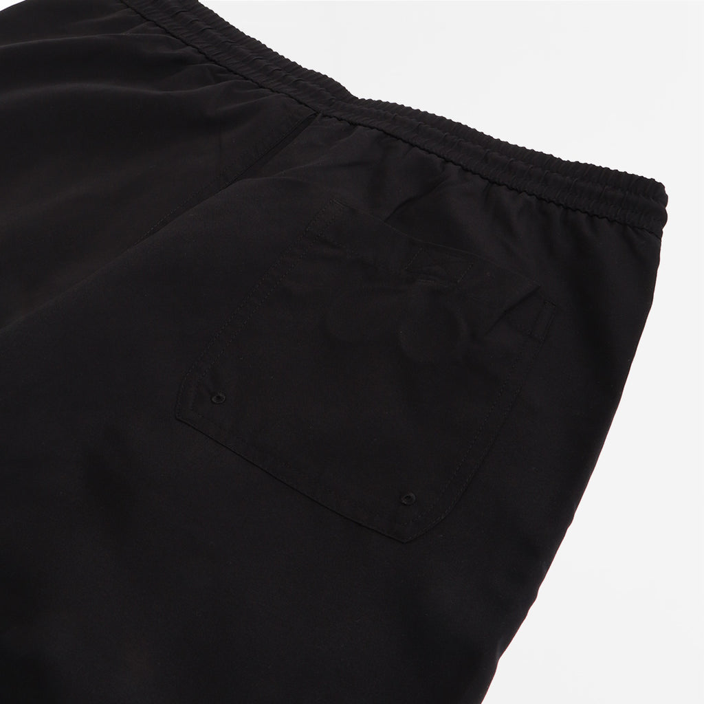 Carhartt WIP Chase Swim Shorts, Black Gold, Detail Shot 5