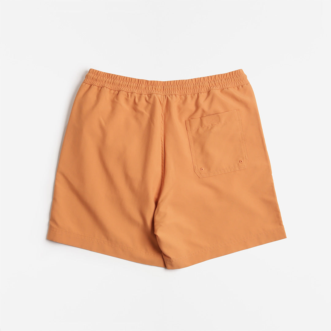 Carhartt WIP Chase Swim Shorts, Redhaven Gold, Detail Shot 3