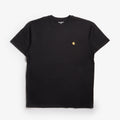 Carhartt WIP Chase T-Shirt, Black Gold, Detail Shot 1
