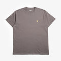 Carhartt WIP Chase T-Shirt, Porphyry Gold, Detail Shot 1