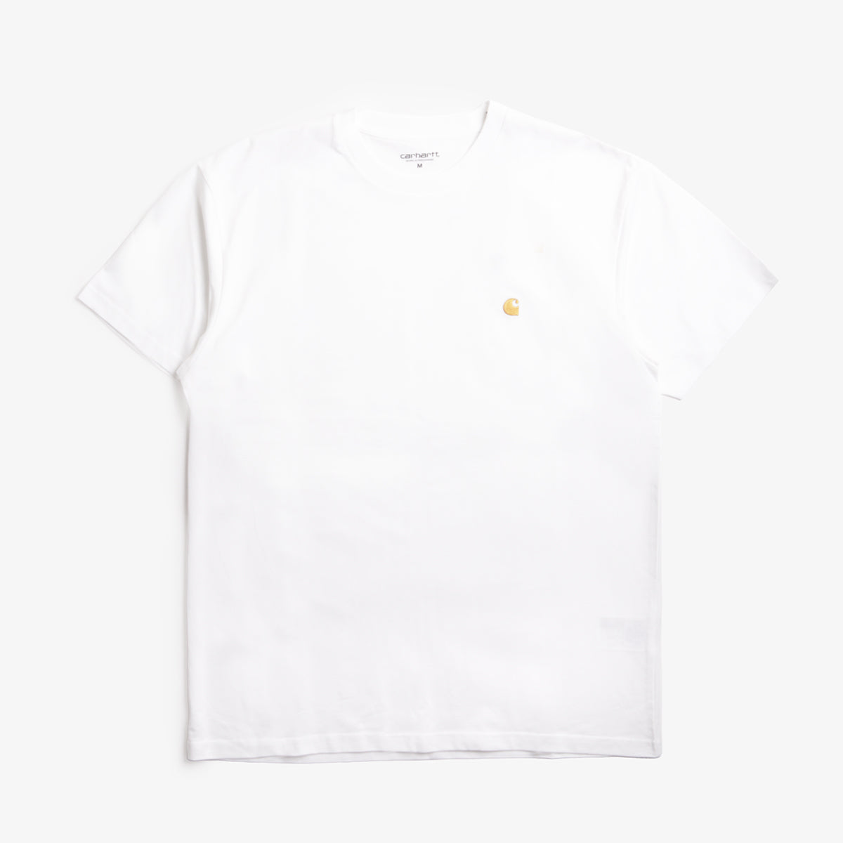 Carhartt WIP Chase T-Shirt, White Gold, Detail Shot 1