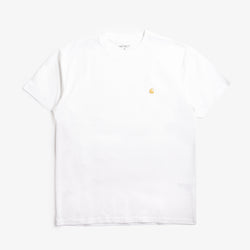 thumbnail Carhartt WIP Chase T-Shirt, White Gold, Detail Shot 1