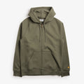 Carhartt WIP Chase Zip Hoodie, Leaf Gold, Detail Shot 1