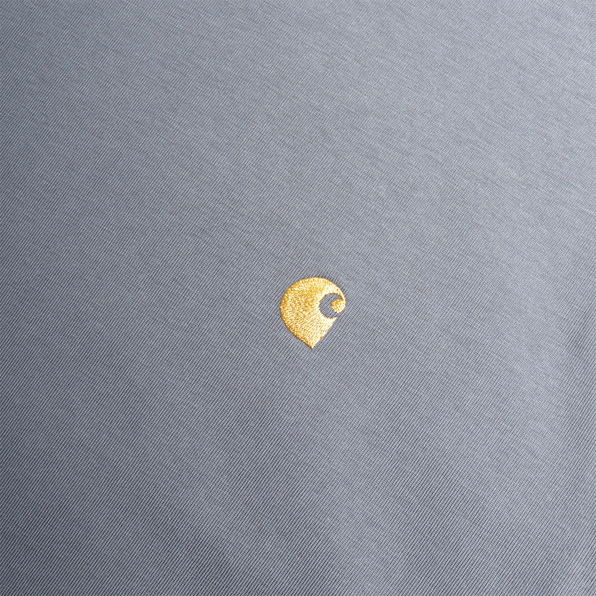 Carhartt WIP Chase T-Shirt, Cozy Blue Gold, Detail Shot 2