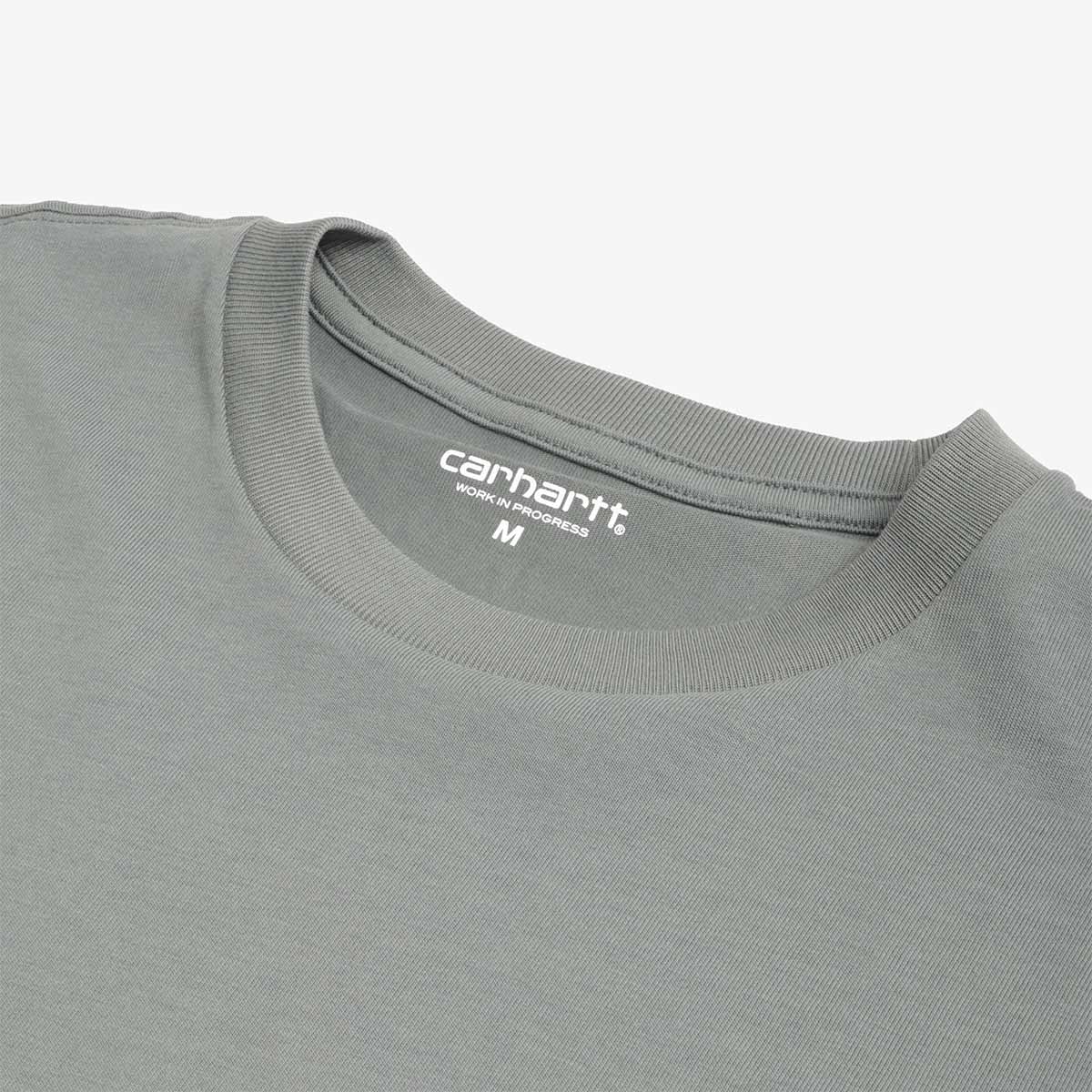 Carhartt WIP Chase T-Shirt, Velvet Green Gold, Detail Shot 3