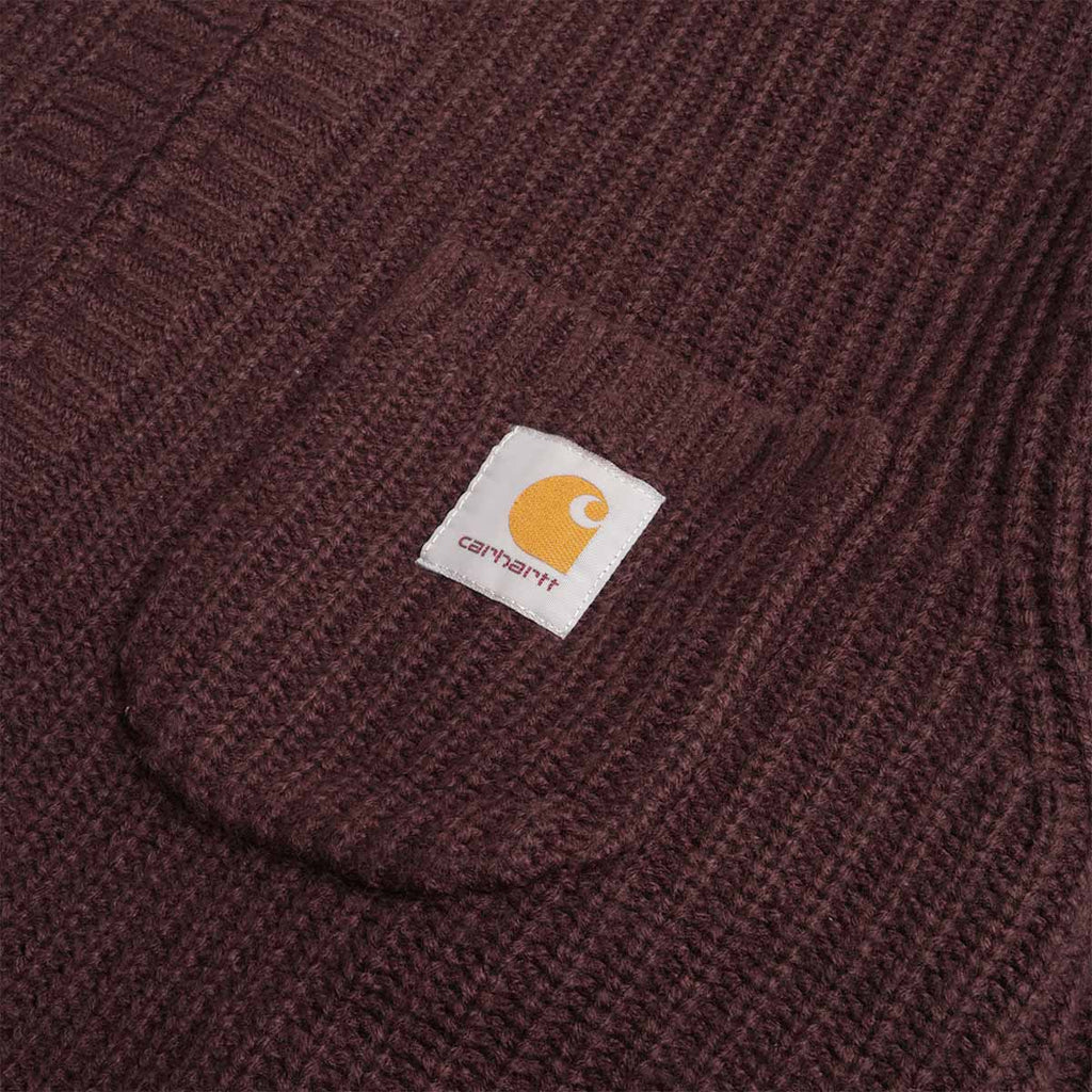 Carhartt WIP Chore Knit Jacket, Palisander, Detail Shot 2