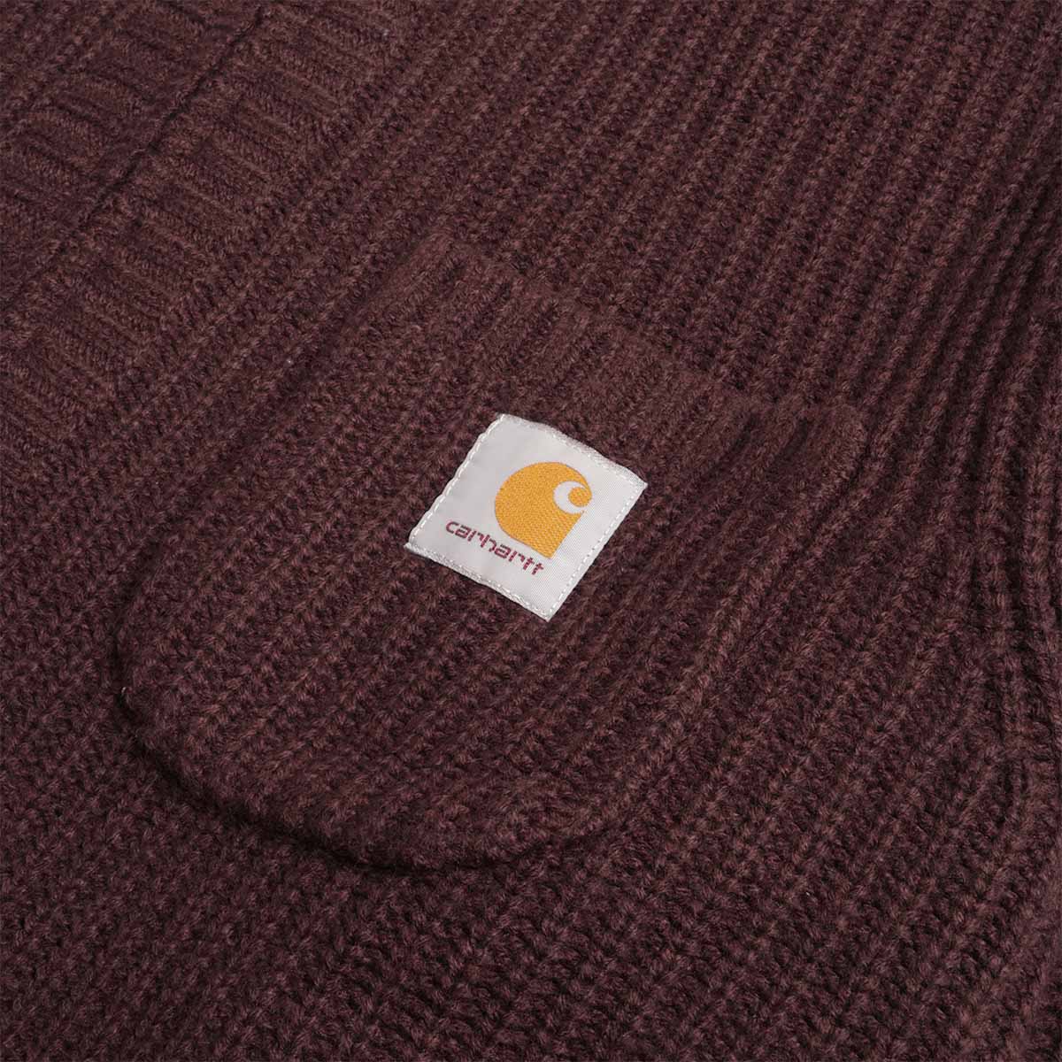 Carhartt WIP Chore Knit Jacket, Palisander, Detail Shot 2