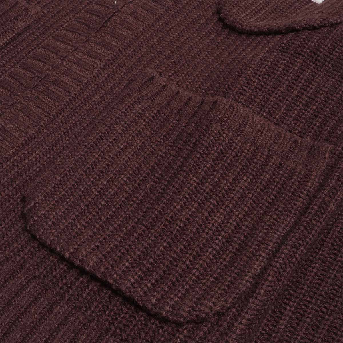 Carhartt WIP Chore Knit Jacket, Palisander, Detail Shot 3