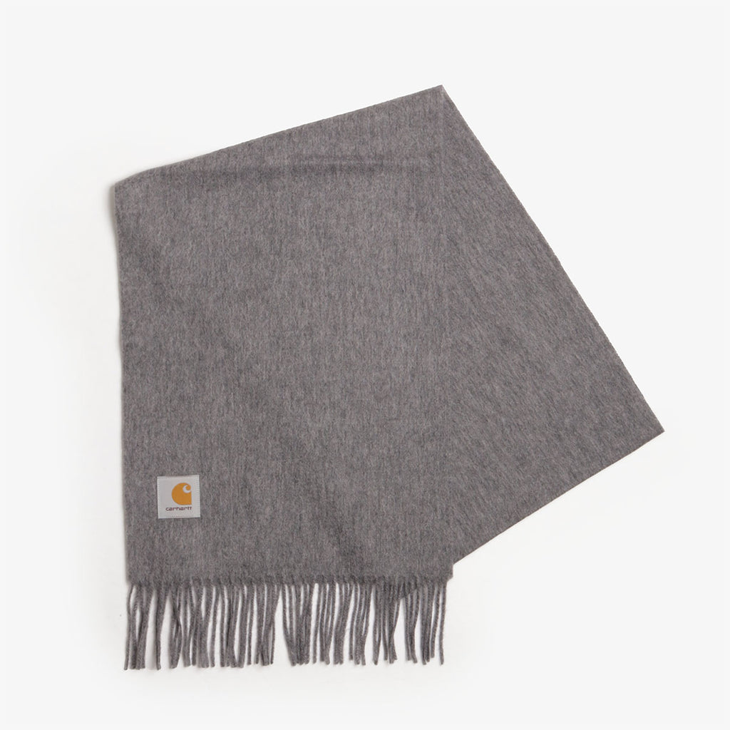 Carhartt WIP Clan Scarf, Dark Grey Heather, Detail Shot 1