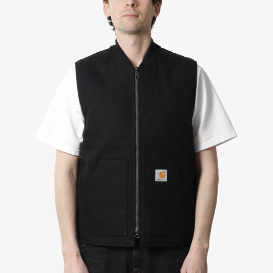 Carhartt WIP Classic Vest, Black (Rigid), Detail Shot 1
