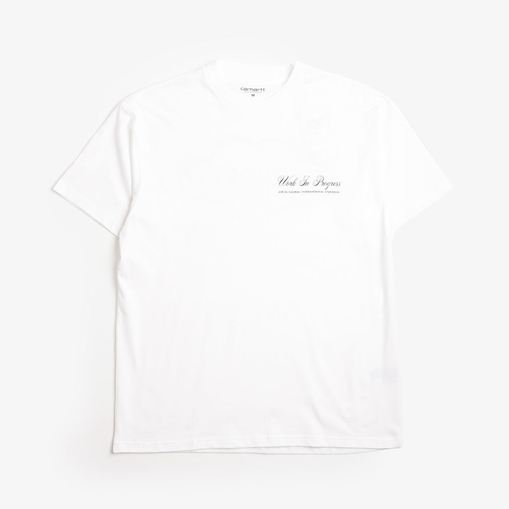 Carhartt WIP Cloud Heart T-Shirt, White, Detail Shot 1