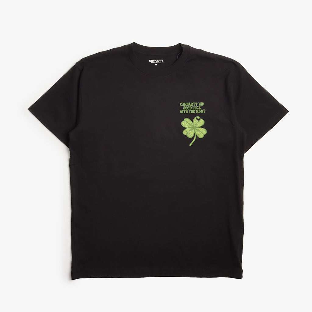 Carhartt WIP Clover T-Shirt, Black, Detail Shot 1