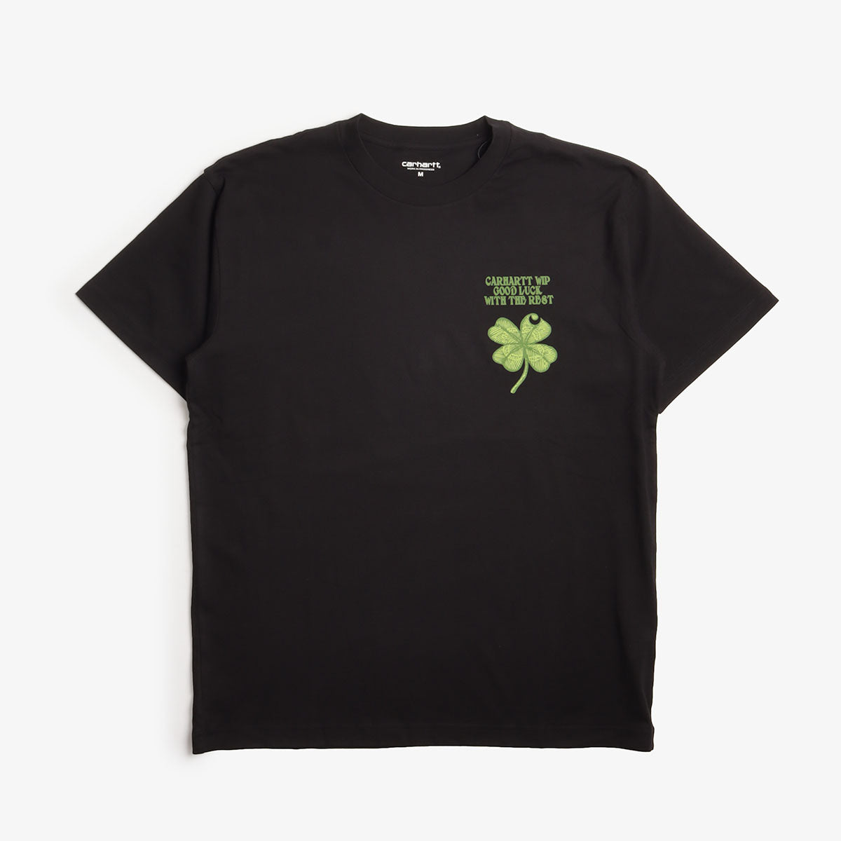 Carhartt WIP Clover T-Shirt, Black, Detail Shot 1