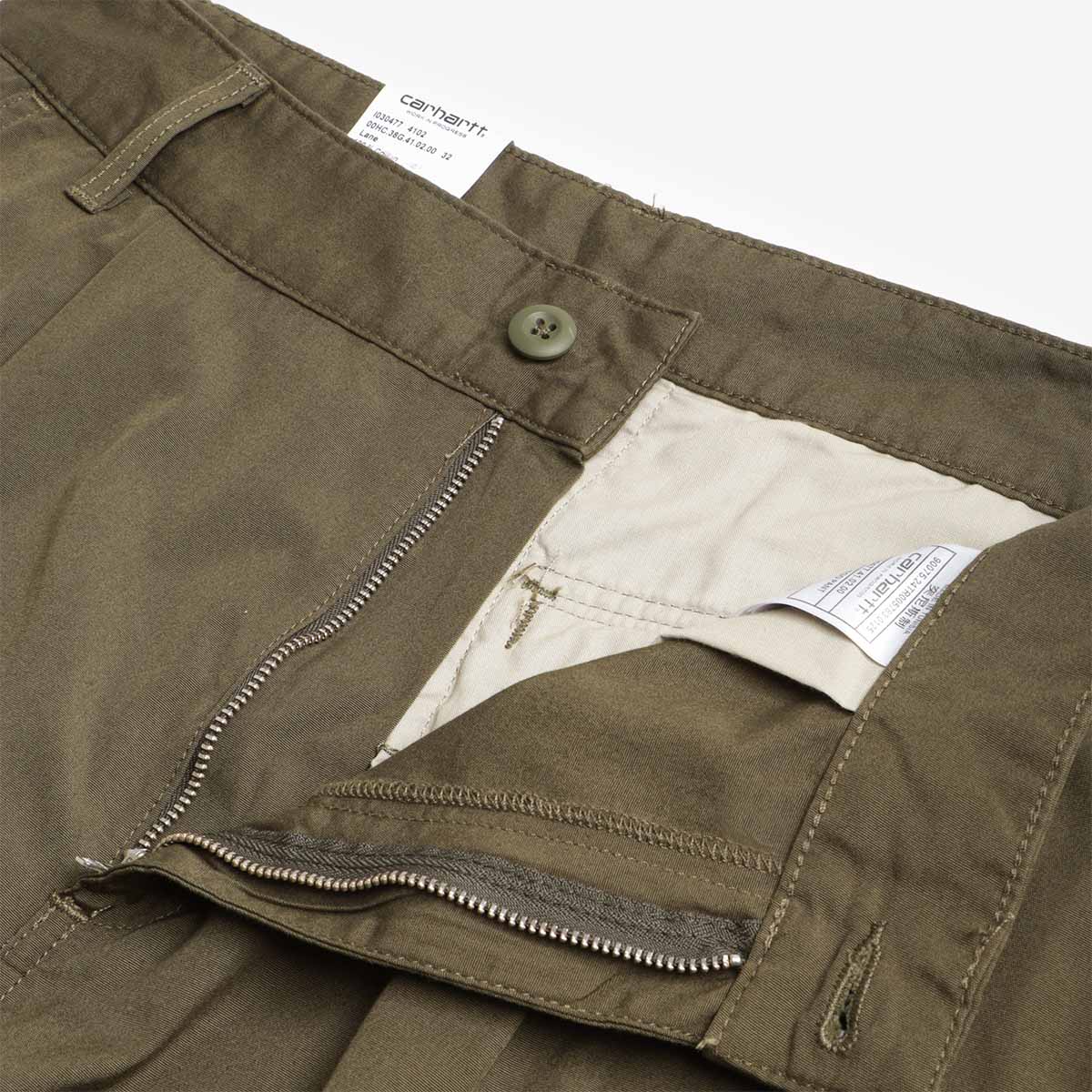 Carhartt WIP Cole Cargo Pant, Turtle (Rinsed), Detail Shot 3
