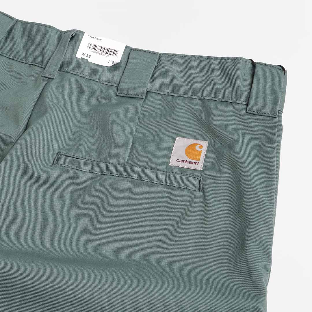Carhartt WIP Craft Shorts, Silver Pine (Rinsed), Detail Shot 4