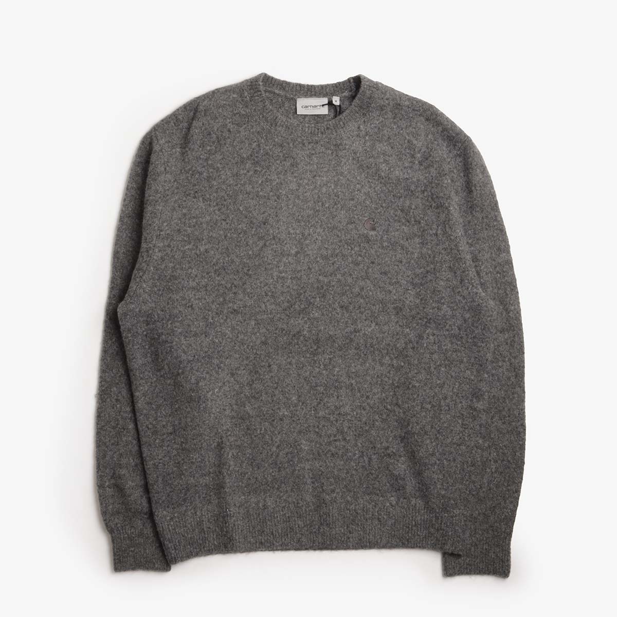 Carhartt WIP Curtis Sweater, Tangled Graphite, Detail Shot 1