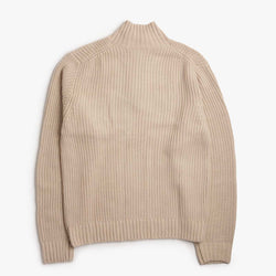 thumbnail Carhartt WIP Detroit Half Zip Sweater, Fleur De Sel, Detail Shot 2