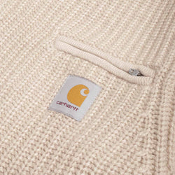 thumbnail Carhartt WIP Detroit Half Zip Sweater, Fleur De Sel, Detail Shot 4