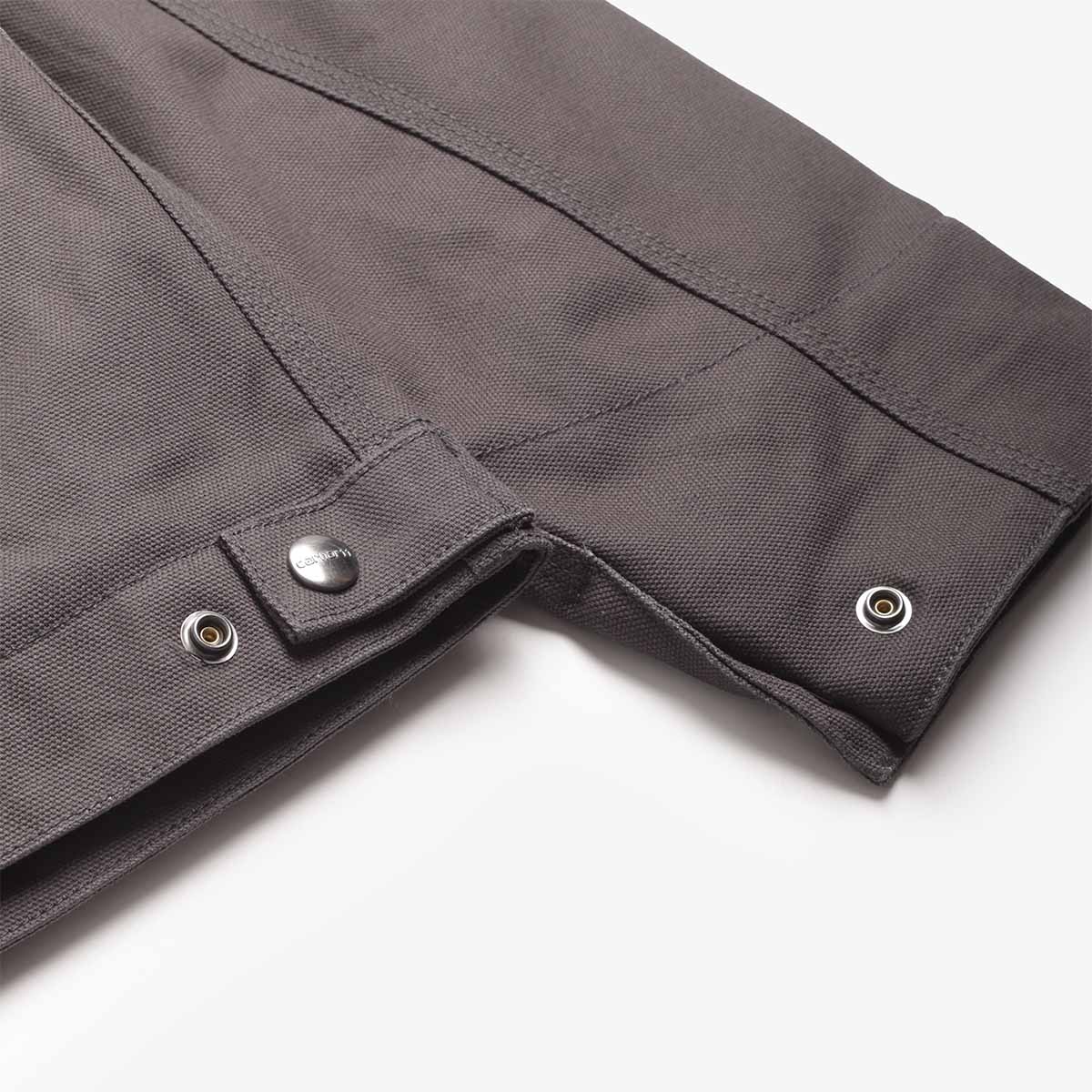 main Carhartt WIP Detroit Jacket (Winter), Graphite Black (Rigid), Detail Shot 5