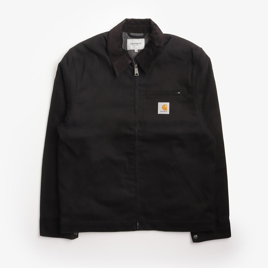 Carhartt WIP Detroit Jacket in Black, front view