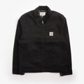 Carhartt WIP Detroit Jacket in Black, front view
