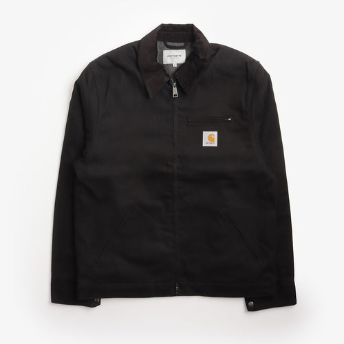 Carhartt WIP Detroit Jacket in Black, front view