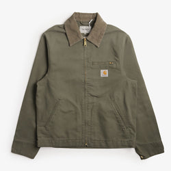 thumbnail Carhartt WIP Detroit Jacket, Leaf Leaf (Stone Canvas), Detail Shot 1