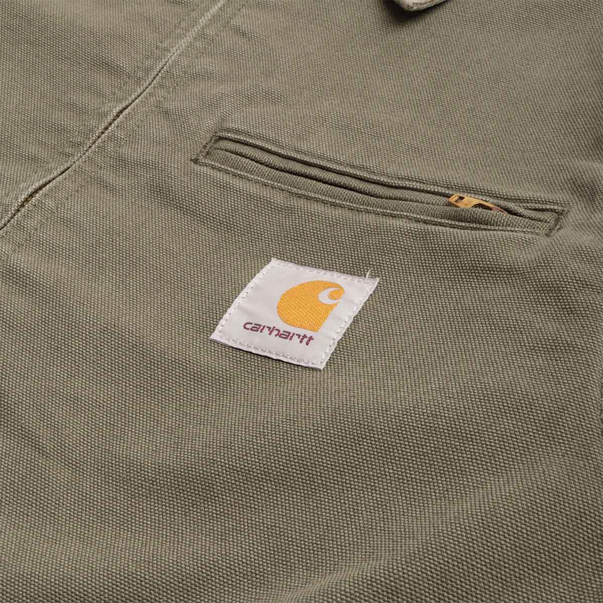 main Carhartt WIP Detroit Jacket, Leaf Leaf (Stone Canvas), Detail Shot 3