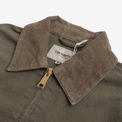 thumbnail Carhartt WIP Detroit Jacket, Leaf Leaf (Stone Canvas), Detail Shot 2