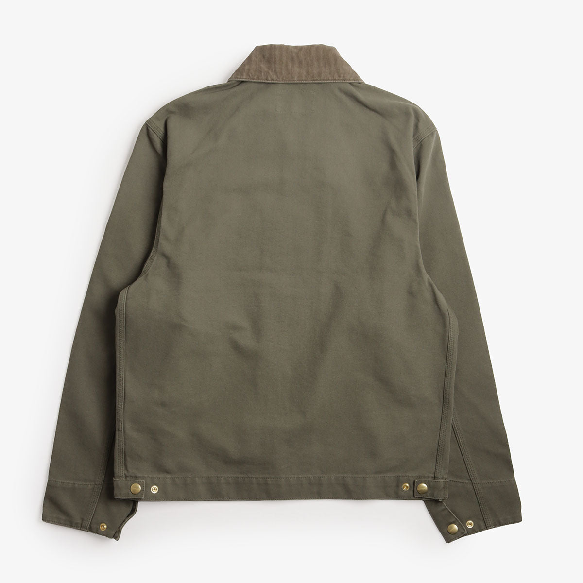 Carhartt WIP Detroit Jacket, Leaf Leaf (Stone Canvas), Detail Shot 5