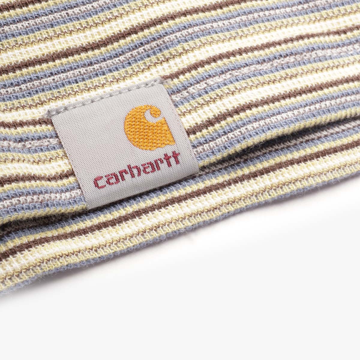 main Carhartt WIP Dion Polo Shirt, Dion Stripe Wax, Detail Shot 2