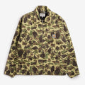Carhartt WIP Duck Detroit Jacket, Camo Duck  Green (Stone Washed), Detail Shot 1